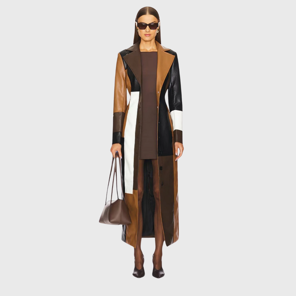 Orsella - Cappotto Lungo Patchwork