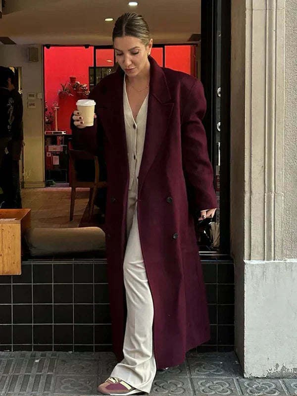 Orelisse - Cappotto in Lana dalla Linea Elegante