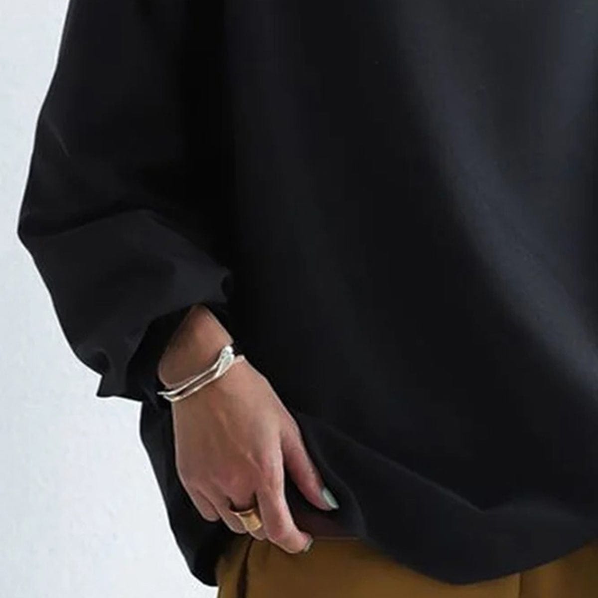 Serelith - Top in Maglia con Collo Alto