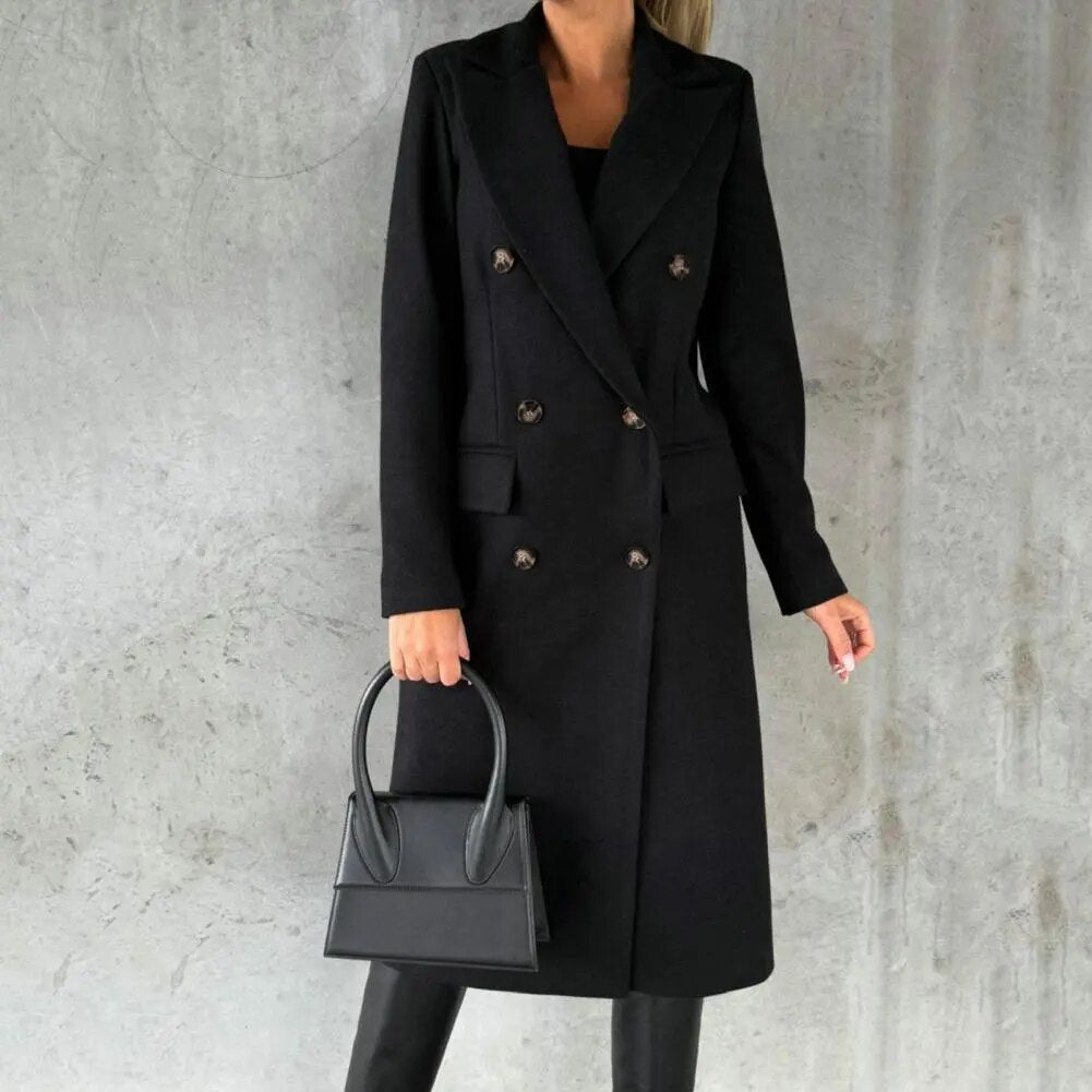 Demetria - Cappotto Lungo Doppiopetto