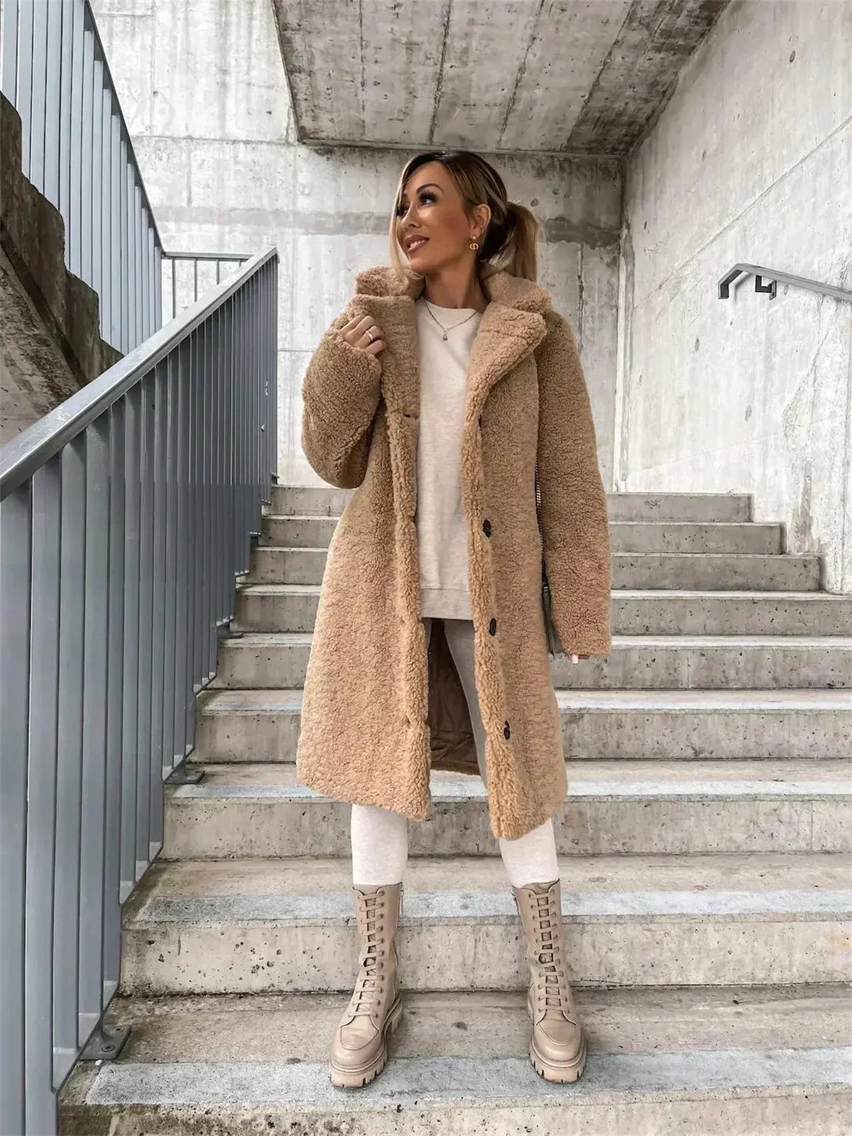 Belloria - Cappotto Teddy Morbido