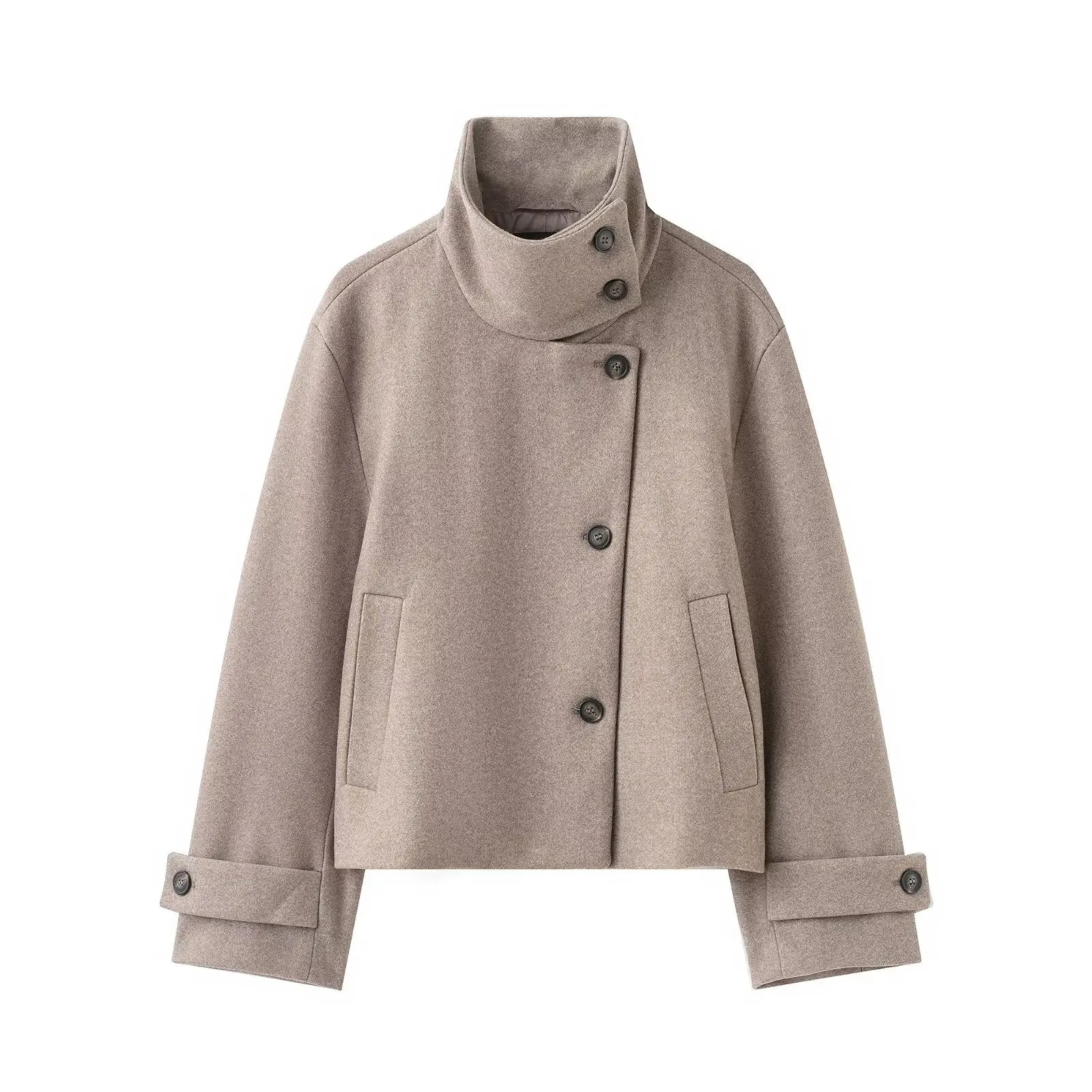 Vittoria | Giacca Elegante Corta in Misto Lana
