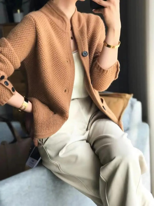 Lucille - Cardigan in Cashmere con Bottoni