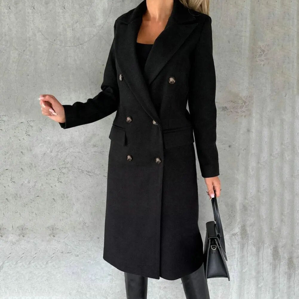 Demetria - Cappotto Lungo Doppiopetto