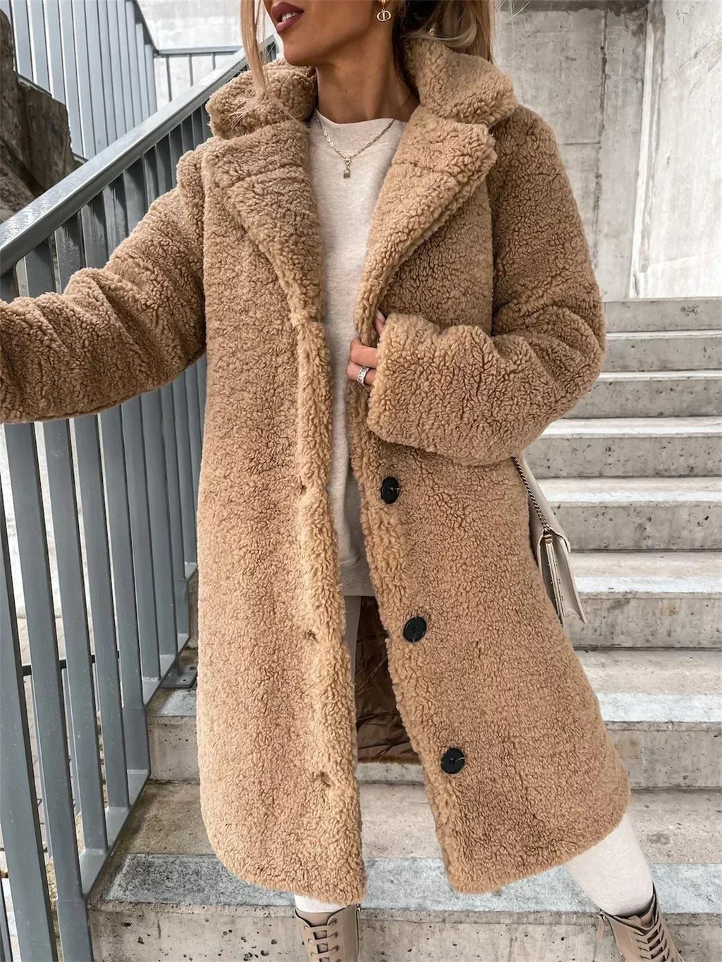 Belloria - Cappotto Teddy Morbido