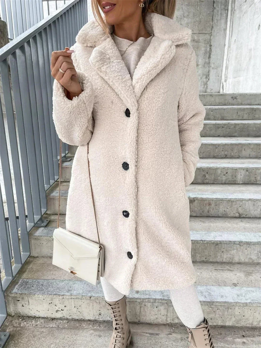 Belloria - Cappotto Teddy Morbido
