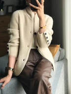 Lucille - Cardigan in Cashmere con Bottoni