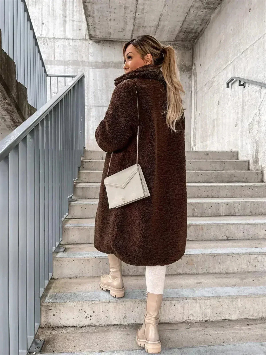 Belloria - Cappotto Teddy Morbido