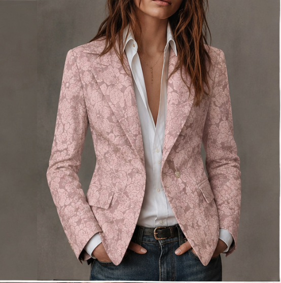 Jacquellia - Blazer Jacquard dal Taglio Raffinato