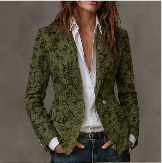 Jacquellia - Blazer Jacquard dal Taglio Raffinato
