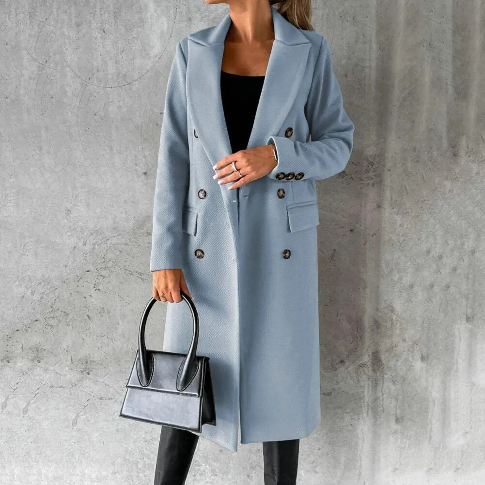 Demetria - Cappotto Lungo Doppiopetto