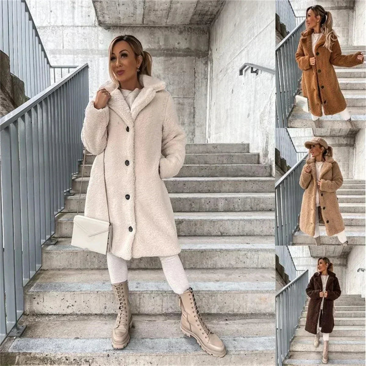 Belloria - Cappotto Teddy Morbido