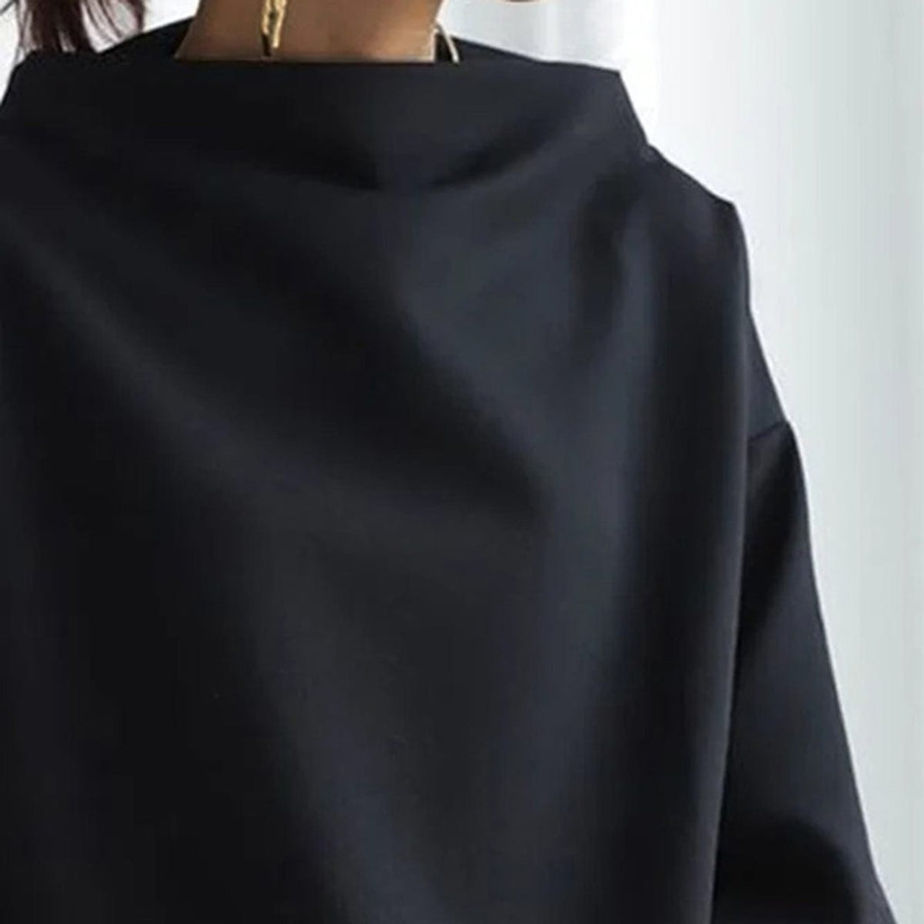 Serelith - Top in Maglia con Collo Alto