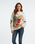 Boscheria - Maglione Natalizio con Orsetto e Albero