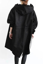 Elizabeth - Impermeabile Urbano con Cappuccio Oversize