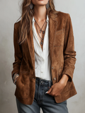 Marravie - Blazer Vintage Marrone