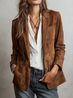 Marravie - Blazer Vintage Marrone