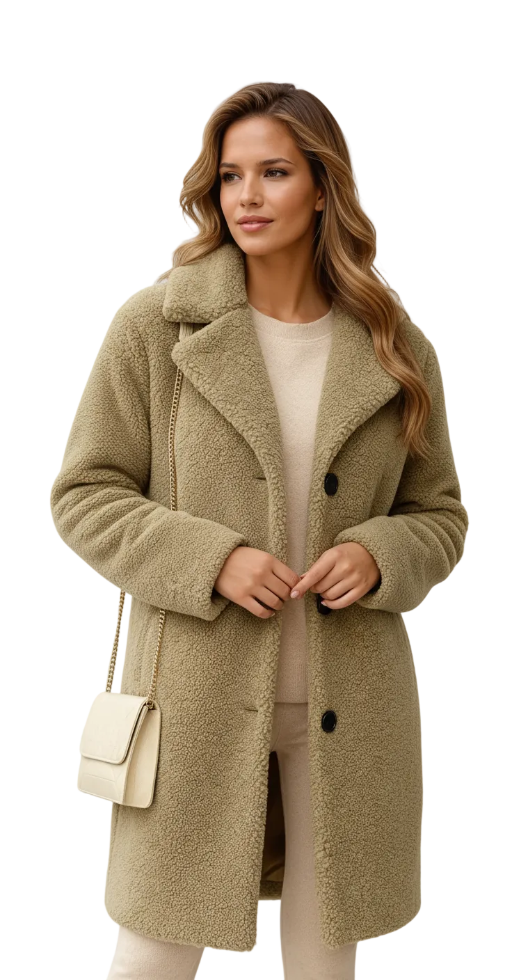 Tressalia - Cappotto Teddy Morbido
