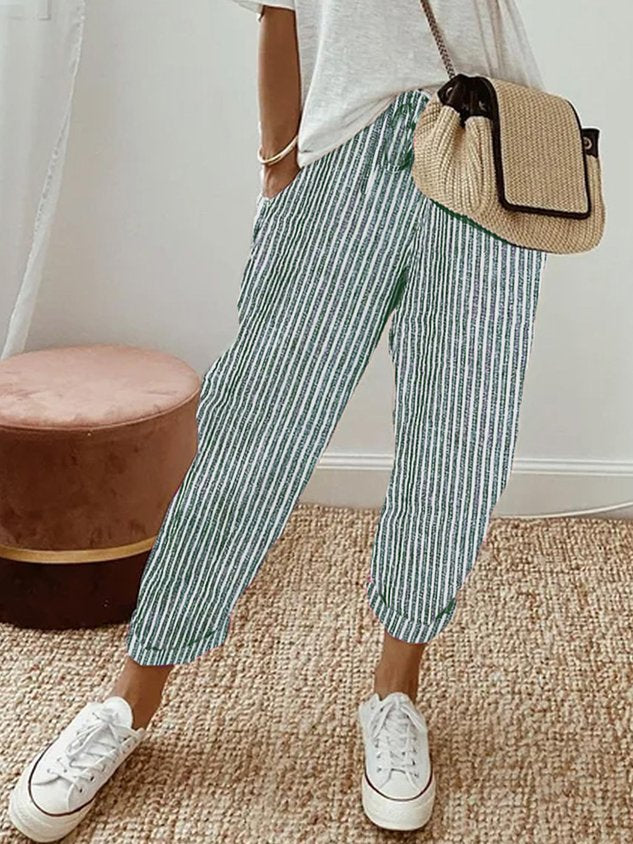 Flarisse - Pantaloni Fluidi con Vita Morbida