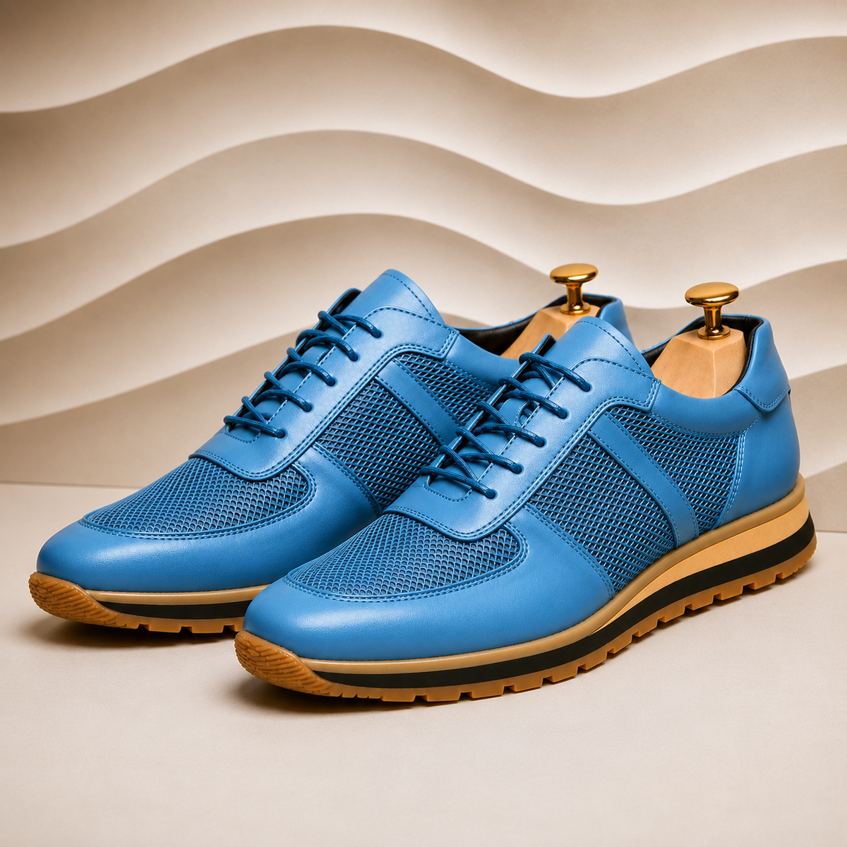 Alverio - Sneakers in Pelle Pieno Fiore