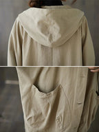 Selena - Trench Coat con Cappuccio