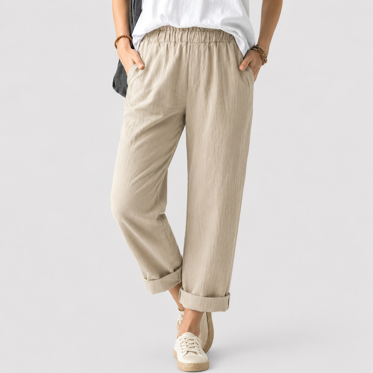 Avenzia - Pantaloni Sartoriali dalla Linea Morbida