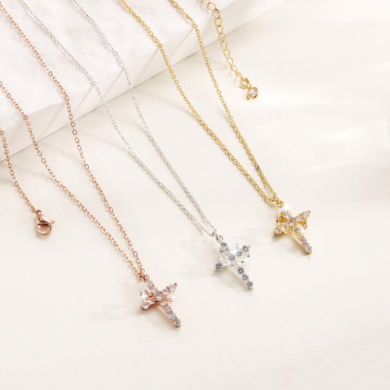 Regina - Collana con Croce e Corona