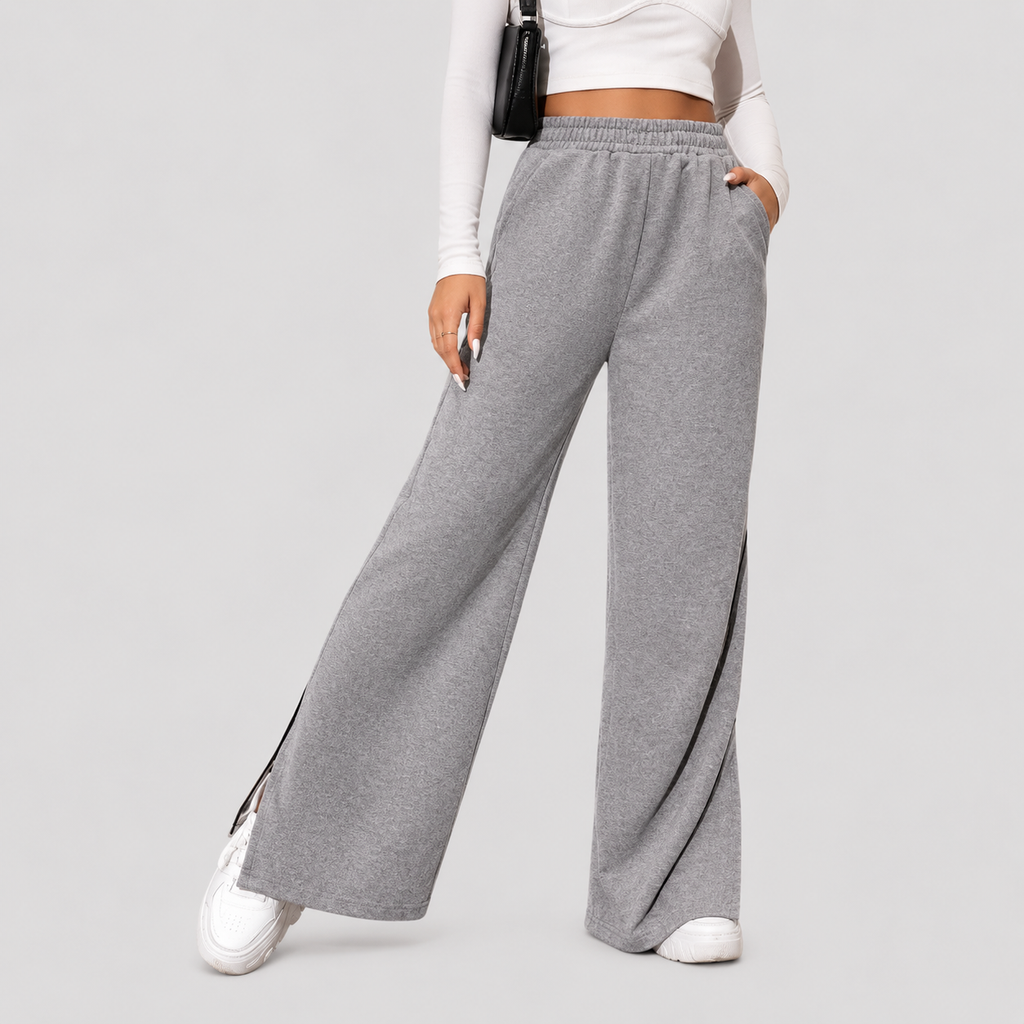 Lunessa - Pantaloni a Coste dal Comfort Morbido