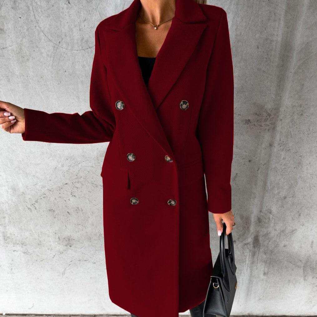 Demetria - Cappotto Lungo Doppiopetto