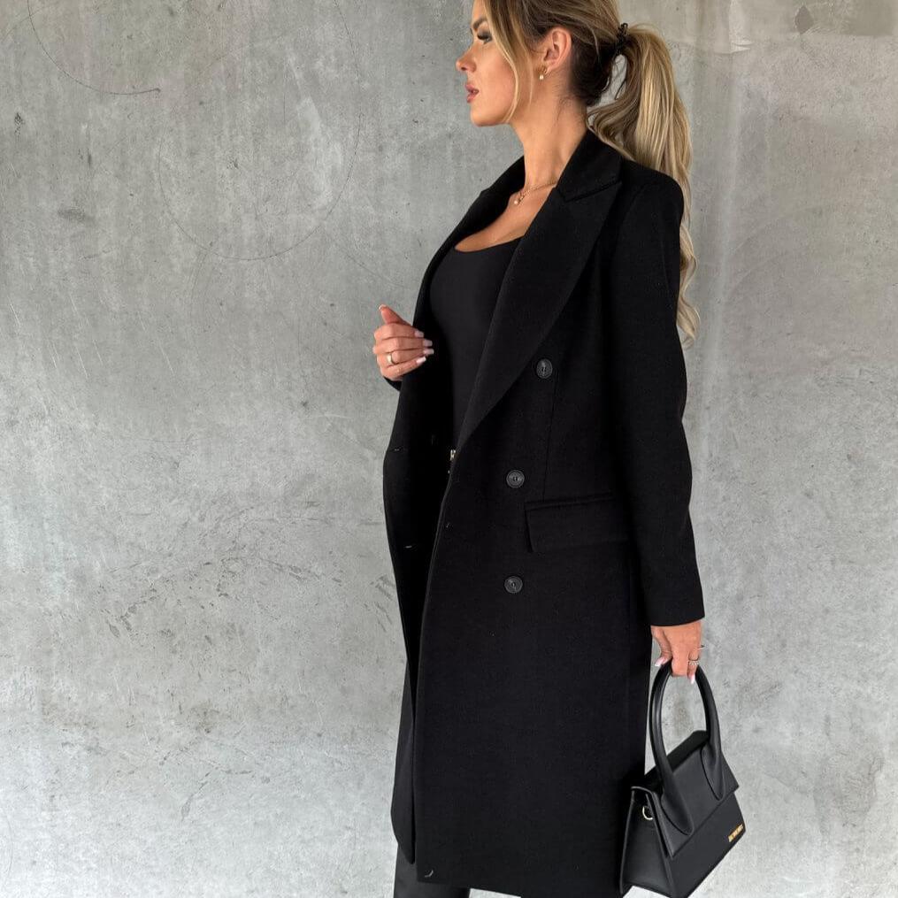 Demetria - Cappotto Lungo Doppiopetto