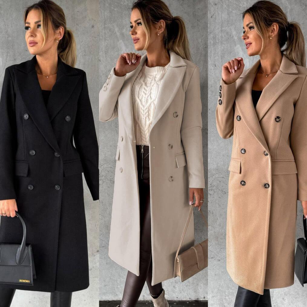 Demetria - Cappotto Lungo Doppiopetto