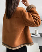 Serevina - Cappotto in Montone con Bottoni