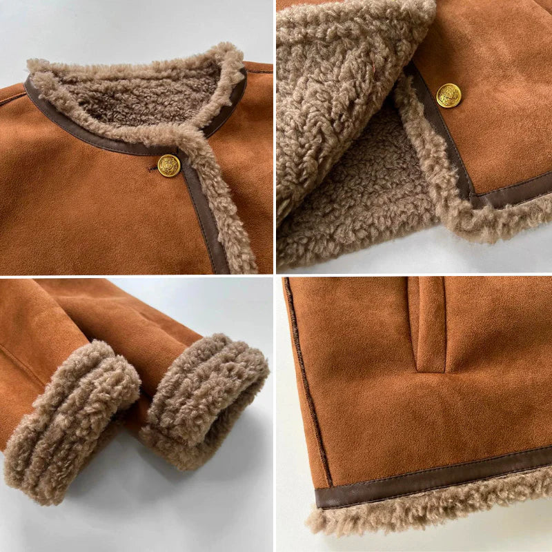 Serevina - Cappotto in Montone con Bottoni