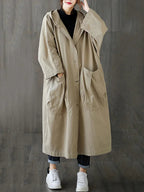 Selena - Trench Coat con Cappuccio