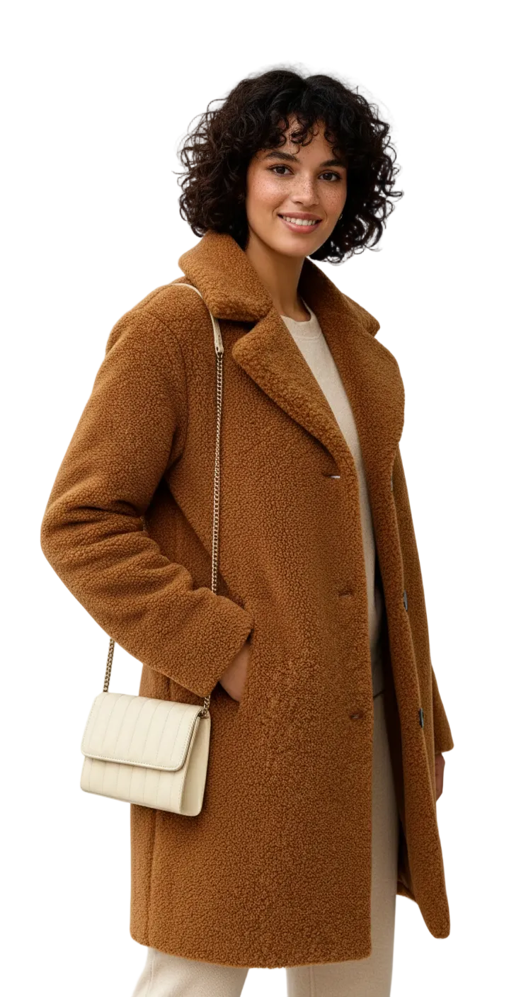 Tressalia - Cappotto Teddy Morbido