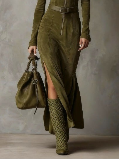 Solenza - Abito Maxi Vintage
