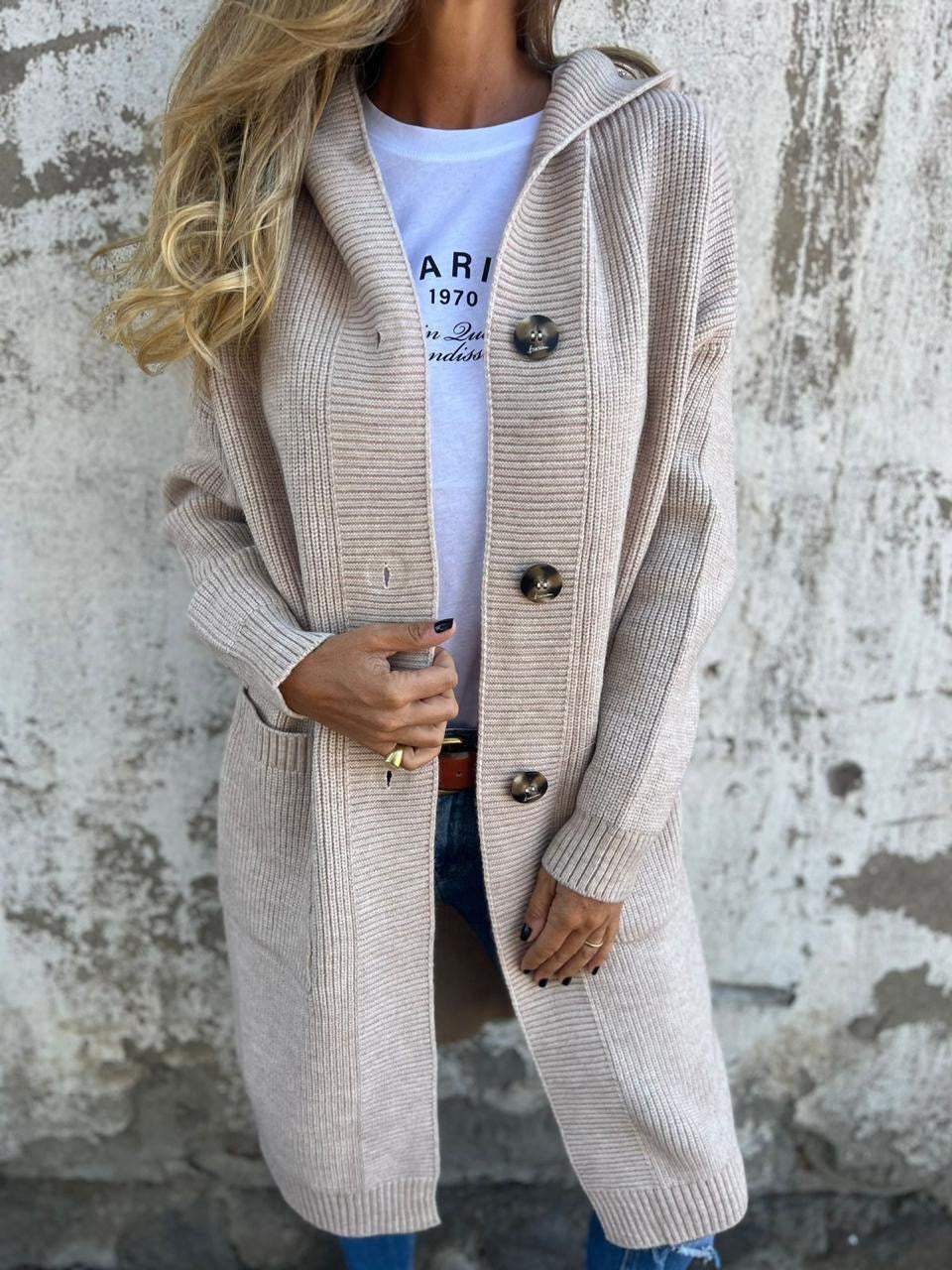 Cadorine - Cardigan Avvolgente in Maglia