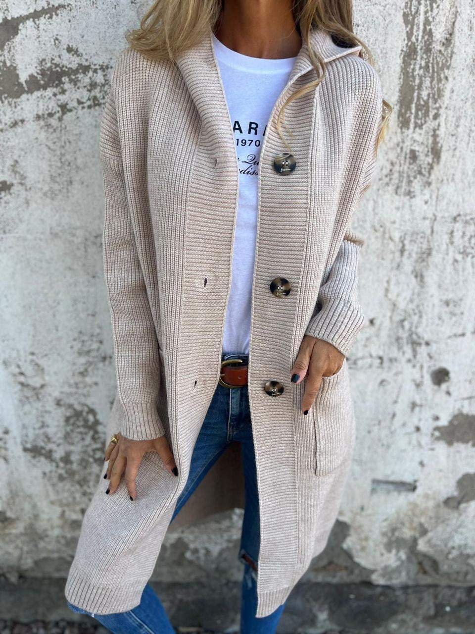 Cadorine - Cardigan Avvolgente in Maglia