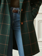 Teraline - Cappotto Retrò in Tweed a Quadri