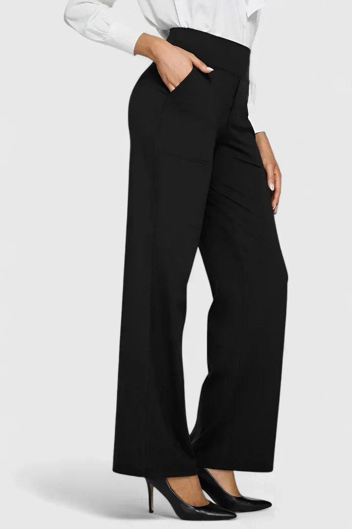 Elarisse - Pantaloni Dritti dall’Eleganza Essenziale