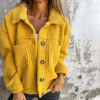 Orlisse - Cappotto Corto in Maglia con Revers