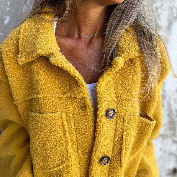 Orlisse - Cappotto Corto in Maglia con Revers
