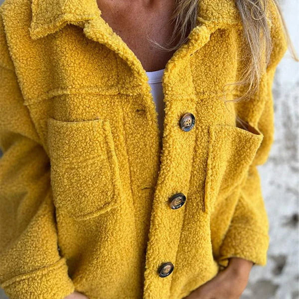 Orlisse - Cappotto Corto in Maglia con Revers