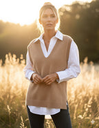 Vestrina - Gilet in Maglia da Sovrapporre