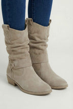 Mireya - Stivaletti Albicocca con Fodera Calda